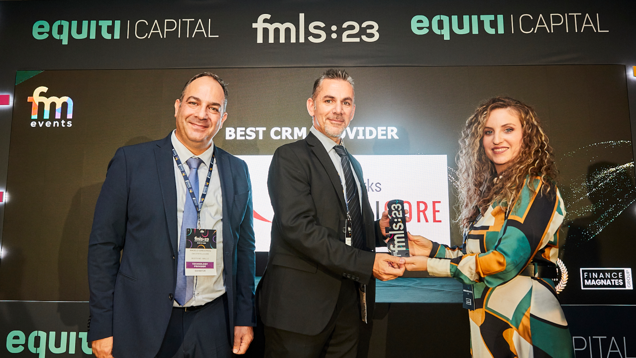 Best CRM Award at Finance Magnates London Summit 2023